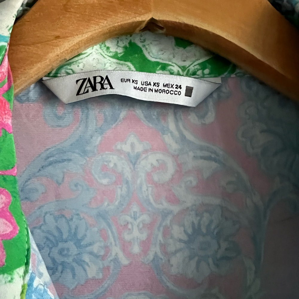 Zara | Patchwork Printed Shirt - image 3